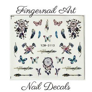 Fingernail Art Nail Decals Waterslide Transfer Stickers